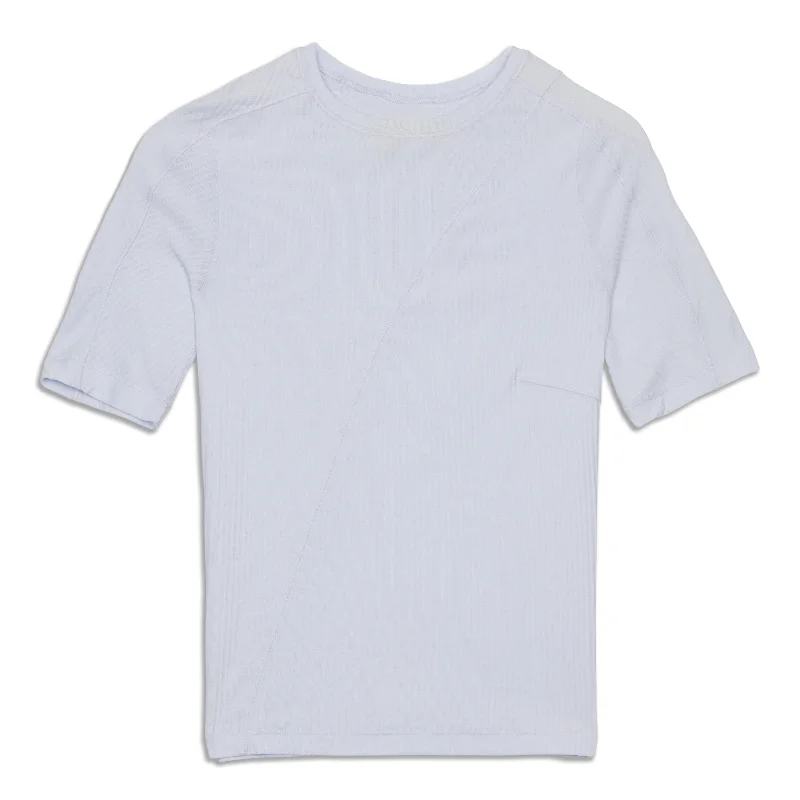 Asymmetrical Ribbed T-Shirt - Resale