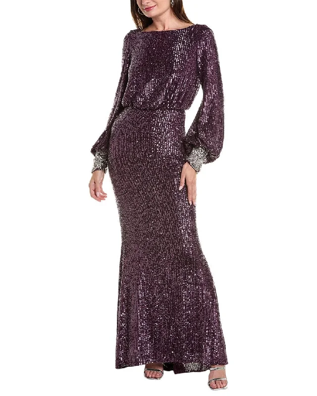 Badgley Mischka Sequin Gown