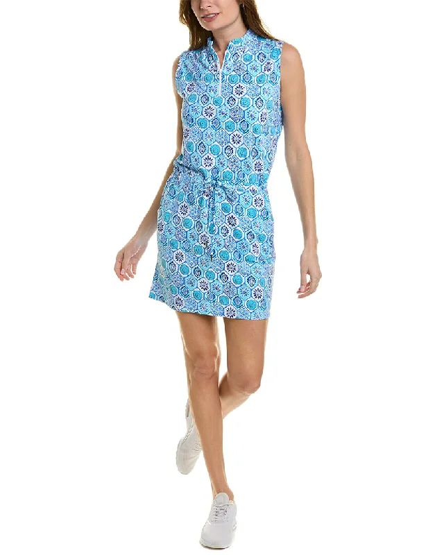 IBKUL Drawstring Shift Dress