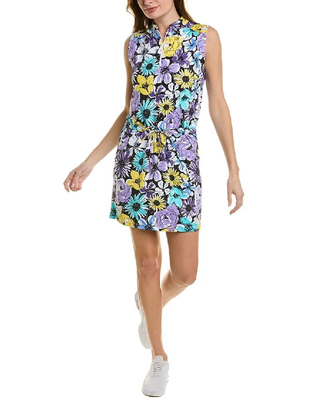 IBKUL Drawstring Shift Dress