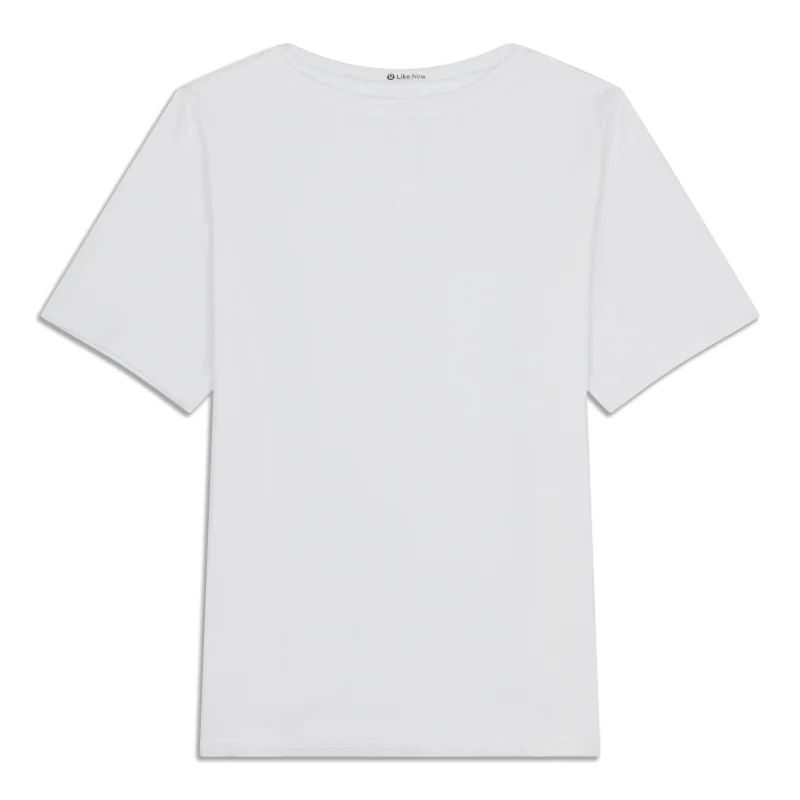 Relaxed-Fit Boatneck T-Shirt - Resale