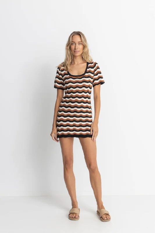 RHYTHM VENICE KNIT MINI DRESS