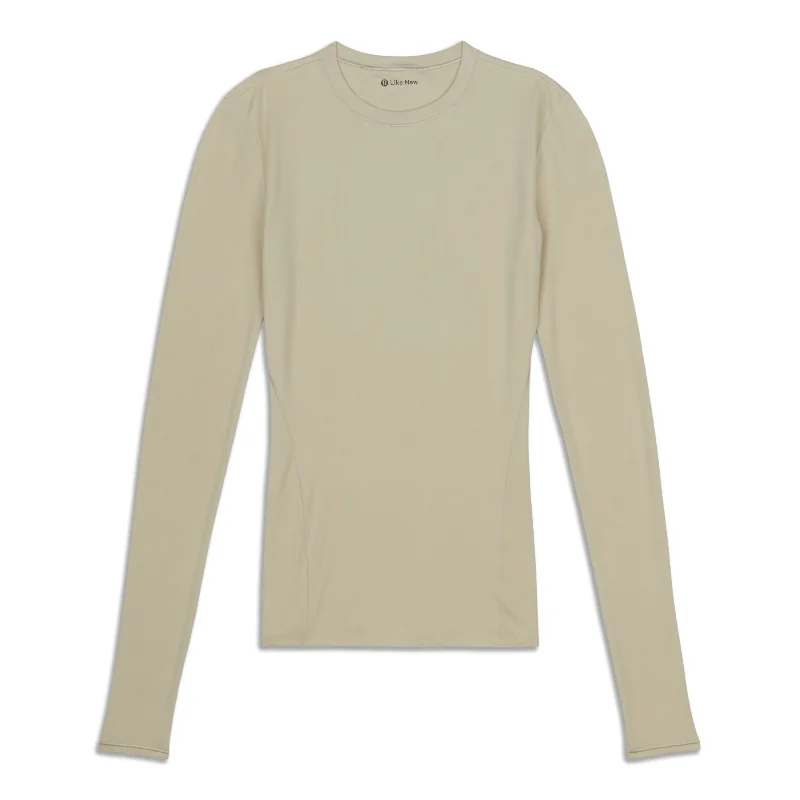 Wundermost Ultra-Soft Crewneck Long-Sleeve Shirt - Resale