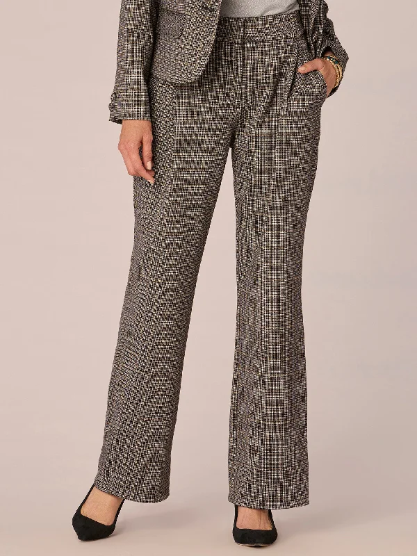 "Ab"solution Skyrise Pleated Cuff Wide Relaxed Straight Leg Trousers