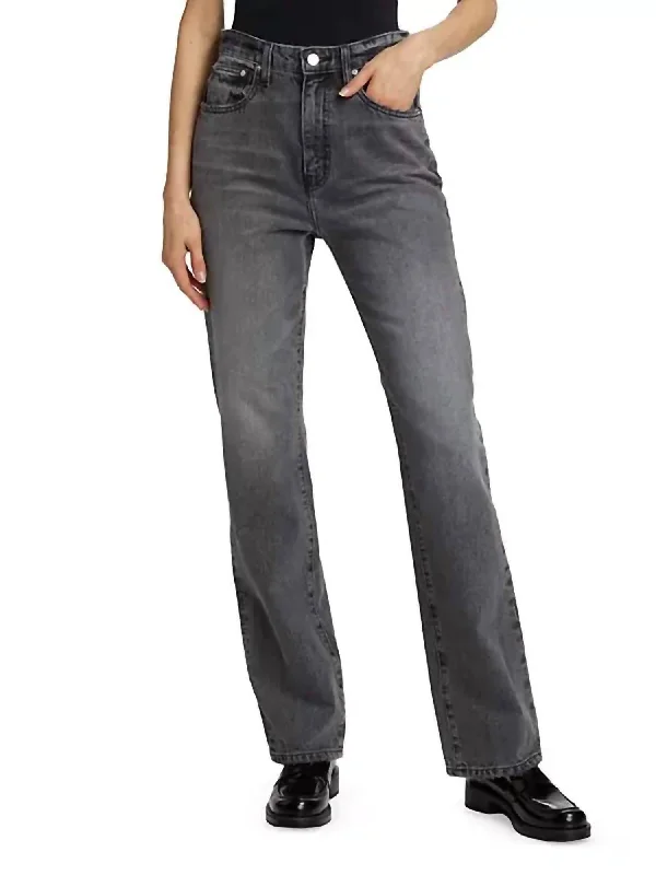 Frankie High Rise Straight Jeans In Liberty