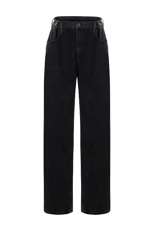 Mid-Rise Wide-Leg Jeans