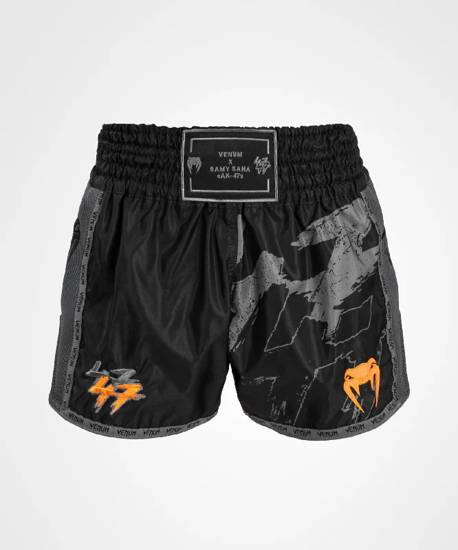 Venum S47 Muay Thaï Short - Black/Orange