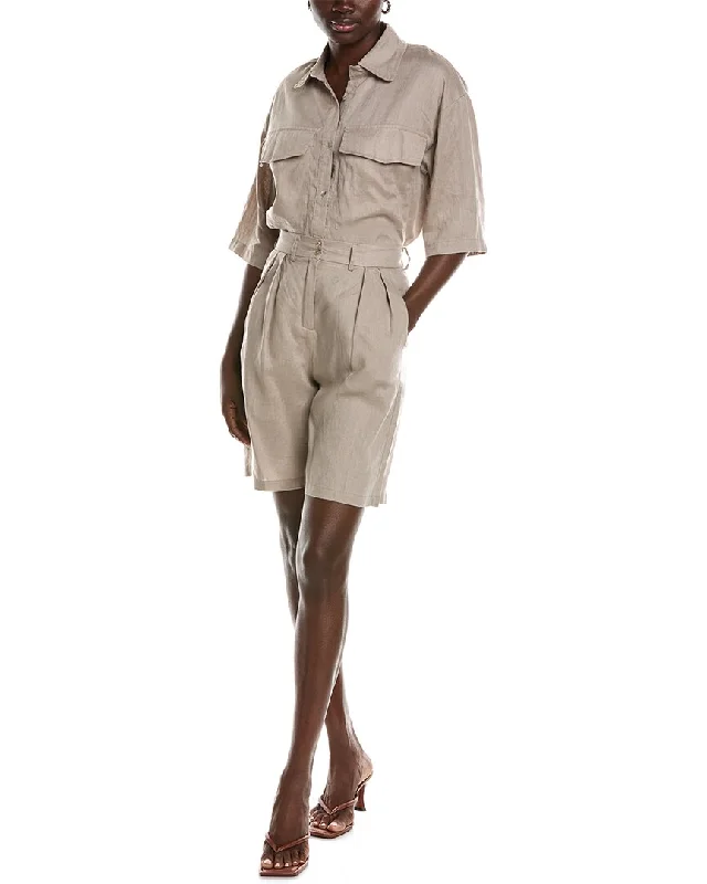 Beulah 2pc Linen Shirt & Short Set